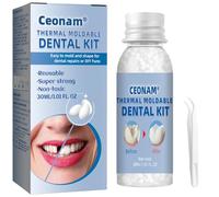 Tooth Repair Kit - Temporary Teeth Replacement Kit for Temporary Restoration of Missing & Broken Teeth Replacement Dentures, DIY Heat Fit Beads…
