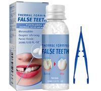 Tooth Repair Kit-Temporary Tooth Filling Kit with Moldable Beads, Dental Repair for Missing, Broken, or Fake Teeth, at-Home Emergency Dental Solution, 1PCS