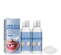 Tooth Repair Kit,Thermal Beads Temporary Teeth Replacement Kit,Fake Teeth Replacement Kits,Dental Repair Kits for Filling Fix Missing and Broken Tooth (2 Pcs)