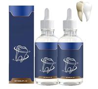 Tooth Repair Serum, Instant Teeth Polish Stain Removal, Teeth Care Gum Repair Solution for Natural Whitening, Tooth Enamel Drops (2PCS)