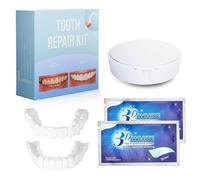 Tooth Replacement Kit, Replace a Missing Tooth in Minutes, Veneers for Temporary Tooth Repair, False Teeth,Teeth,Adjustable Snap Clip in Veneers Teeth,Snap on Veneers Teeth,Veneers Teeth