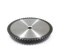 Tooth Roller Chain Sprocket Wheel, Chain Sprocket 25H 04C 1/4 Inch 24-39T Bore 8-10mm Process Hole 45# Steel(26 Teeth(Bore 8mm)