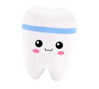 Tooth Shaped Squeezing Toy - Slowing Rebounding Ball | Reliever Plays for Homes Schools, Classrooms Dorms Colleges, Traveling Roadtrips, Holidays Parties Favors, Stressing Reducers