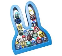 Tooth Storage Box - Storage Box with Labelling for Milk Teeth, Rabbit-shaped Tooth Box for Childhood Documentation as a Family Memory for Birthdays and Growth Moments