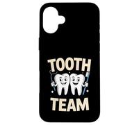Tooth Team Funny Dentist Hygienist Dental Crew Case for iPhone 16 Plus