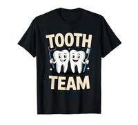 Tooth Team Funny Dentist Hygienist Dental Crew T-Shirt
