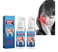 Toothache Pain Relief, Oral Care Spray, Teeth Treatment Relief Relieving Spray, Fast Acting Dental Tooth Pain Relief for Gum Health, Toothachen Muscle Pain Mist (2pcs)