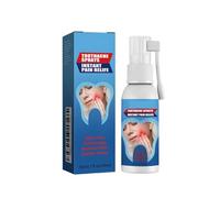 Toothache Water-Stopping Spray for Repairing Gingival Bleeding, Swelling and Pain Portable 20ml Oral Care Peppermint Soothing Formula(2 Boxes)