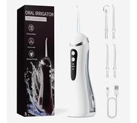 Toothank Cordless Water Flosser for Teeth, Portable Oral Irrigator with 300ML Tank, 1600 Pulses/Min, 3 Modes & 4 Nozzles for Braces, Gum Care, 30 Days Battery, IPX7 Waterproof, Travel & Home Use