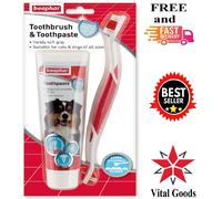 Toothbrush And Toothpaste Kit Beaphar 100g Dental Care Puppy Cat Dog