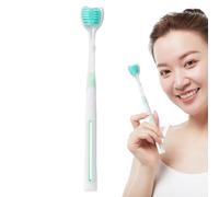 Toothbrush Bristles - Sleek Replaceable with Cover, Versatile, 360 Degree Double Head, Portable for Holiday Gift, | Multipurpose Outdoor Indoor Utility Stylish