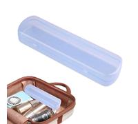 Toothbrush Case for Traveling, Portable Toothpaste Brush Container, Multi Functions Leakproof Hygienic Case for Toothbrush Jewelry Storage for Bathroom Travel RV Camping