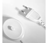 Toothbrush Charger Base Compatible with Oral b Braun 3757 Round Head Electric Toothbrush, Replacement Charger Power Cord,Portable Travel Waterproof Inductive Charging Base (EU PLUG)