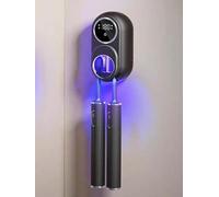 Toothbrush Cleaner & Toothbrush Holder, Cleaning and Air Drying, LED Smart Screen, Rechargeable Wall Mount Toothbrush Holder for Bathrooms