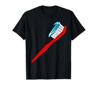 Toothbrush Costume T-Shirt Toothpaste Sparkle Teeth Brushing T-Shirt