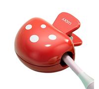 Toothbrush Cover - Mushroom Shape Electric Toothbrush Protection | Cute Portable Cap to Protect Dust, Travel, Bathroom, Dormitory | Decorative Toothbrush Head Cover for Home Use, Hygiene (Red)