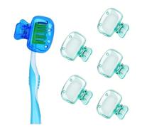 Toothbrush Cover, New Toothbrush Cover, dust Protection Toothbrush Travel Box, Compatible with Manual and Electric toothbrushes, Suitable for Home and Travel, 5 Pieces (Light Blue)