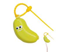 Toothbrush Covers - Banana Shape Portable Toothbrush Protector | Dustproof Case for Family, Women, Youth, Boys, Girls, Teens, Daughter, Son, and Friends