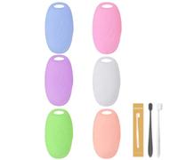 Toothbrush Covers Compatible with GuruNanda, 6 Pack Brush Head Caps