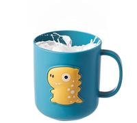 Toothbrush Cup,400ml Dinosaur Shatterproof Drinking Cup | Cup for Kids | for Kids and Toddlers Training with and Juice Home Kitchen and Bathroom