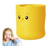 Toothbrush Cup - Cartoon Mug Glass, Cute Rinse Tumbler | Unbreakable Bathroom Holder, Child-Friendly Wash Vessel, Lightweight Brushing Accessory, BPA-Frree Beaker, Colorful Decor for Kids Sink Routine