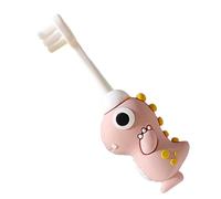 Toothbrush - Dinosaur Kids Manual Brush, Child Sized Training Tool, Cute Tooth Brush with Soft PBT Bristles and Anti Slip Handle Design | Care for Children Ages 2 to 6 Boys Girl