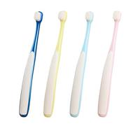 Toothbrush for Puppies, 4-Piece Wide Head Brush Set for Caring for Gums, Toothbrush for Cats - For Kittens for Domestic Daily Cleaning Indoors and Outdoors and