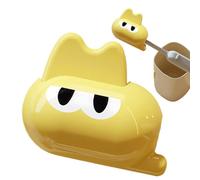 Toothbrush Head Cap | Cute Cartoon Toothbrush Head Cap | Dustproof Case for Electric Toothbrush Head, Practical Accessory for Dorm Vacation and Home, Yellow, Se référer au descriptif, Refer to