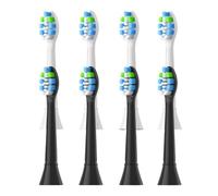 Toothbrush Head, Compatible with Philips, 3100 4100 4300 5300 | 5500 6100 9000 Series, adult click-on toothbrush head(4White 4Black)