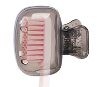 Toothbrush Head Cove - Toothbrush Storage Clip, Ravel Toothbrush Case | Flights Compact Travel Toothbrush Case, Plastic Toothbrush Travel Case, Toothbrush Case for Home Travel, gray, see description,