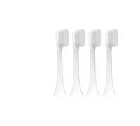 Toothbrush Head with 10,000 Soft bristles, Suitable for People with Sensitive Gums. The Soft bristles are Friendly for Pregnant Women and The Elderly，Compatible for Philips.(FLP-R1-WH4PCS)