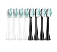 Toothbrush Heads,Compatible for Philips Sonicare Replacement Brush Protective Cover Soft Bristles Electric(Black 4pcs)