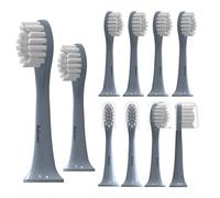 Toothbrush Heads Compatible with Suri Sonic Electric Toothbrush,Special for Removing Dental Plaque- Sea Mist, Pack of 10