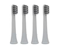 Toothbrush Heads, Compatible with Xiaomi, T100 Mi Smart | 4 toothbrush heads for Mijia T100 sonic electric toothbrush, Model MBS302, 2 color(Gray 2pcs)