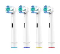 Toothbrush Heads for Oral B, 4 Pack Professional Electric Toothbrush Replacement Heads Medium Soft Dupont Bristles Replacement Toothbrush Heads Precision Clean Brush Heads Refills