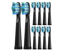Toothbrush Heads Head Work,Compatible for Yunchi Or Seago 507 Electric and Teeth Care Product White 5/10/20 Pcs(10pcs Black)