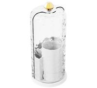 Toothbrush Holder - 360 Rotating Makeup Brush Holder | Dustproof Cosmetic Organizer | Sliding Makeup Storage Organizer | Organized
