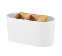 Toothbrush Holder - Electric Toothbrush Holder for Bathroom Countertop, Toothpaste Holder, Toothbrush Caddy, 5 Compartments Toothbrush Caddy Organizer For Family