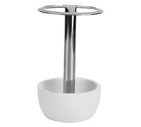 Toothbrush Holder Stand - Circular Design with 4 Independent Grooves, Stainless Steel Frame for Airflow and Dryness, Durable - Material, Suitable for Bathroom Dorm (type 2)