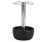 Toothbrush Holder Stand - Circular Design with 4 Independent Grooves, Stainless Steel Frame for Airflow and Dryness, Durable - Material, Suitable for Bathroom Dorm (type 1)