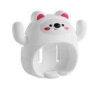 Toothbrush Holder Sticker - Cartoon Bear Toothbrush Holder | Toothbrush Holder Wall Mounted Toothbrush Holder, Adhesive Bathroom Organizer, Wall Mounted Toothbrush Holder for Kitchen Bathroom
