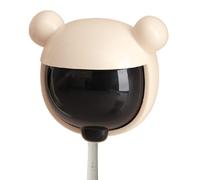 Toothbrush Holder, Suction Cup Storage | 45G Slotted Cartoon Design, This Dustproof Moisture Proof Box Provides Clean Organization For Your Toothbrush, a, Se référer au descriptif, Refer to