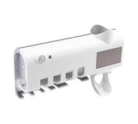 Toothbrush Holder - Toothbrush Cleaner, Toothbrush Sterilizer UV 1200mAh | Rechargeable UV Holder for Brush Cleaner, No Drilling Required for