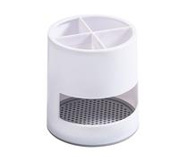 Toothbrush Holder, Ventilated，Mould-Proof，Tough Small Toothbrush Stand for Easy Bathroom Storage （White/1pcs)