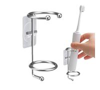Toothbrush Holder | Wall Mounted Organizer Without Drilling Rust Proof Adhesive Toothbrush Holder Bathroom Accessories | For Shower Metal Mirror Marble Corner Home Apartment Dorm Hotel Indoor