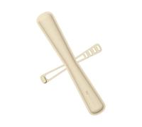 Toothbrush Holder with Integrated Toothpaste Space, Portable Silicone Toothbrush Case with Soft Silicone Protector for Travel Gym Business Toothpaste Holder for Travel