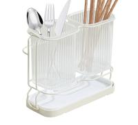 Toothbrush Holders Stand, Desktop Razor , Decorative Multipurpose, Compact Counter Top Size, Sturdy Waterproof Build, Perfect for Vanity Storage, Kitchen Sink Use