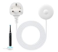 Toothbrush Magnetic Charger for Oral B iO, Electric Toothbrush Replacement Power Adapter Compatible with Braun Oral B iO7 iO8 iO9, 3768 Model Magnetic Charging Base UK Plug 1M Cable