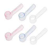 Toothbrush Pod Caps 6 Pieces Brush Pod for Electric Toothbrushes Sturdy and Reusable Travel Case Set