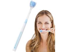 Toothbrush - Replaceable Adult Head, 360 Degree Covering Face Portable Daily Life | Multipurpose Outdoor Indoor Utility Premium Lightweight Modern
